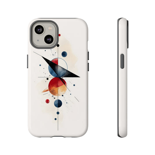 Orbital Drift – Abstract Space Geometry Phone Case for iPhone, Samsung & Pixel