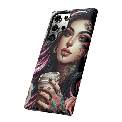 Gothic Rose Coffee Queen Mobile Case