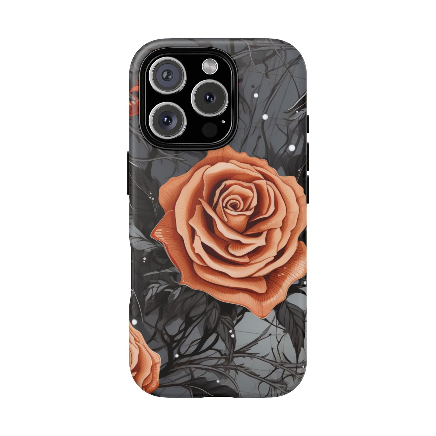 Mystic Noir Rose Mobile Case