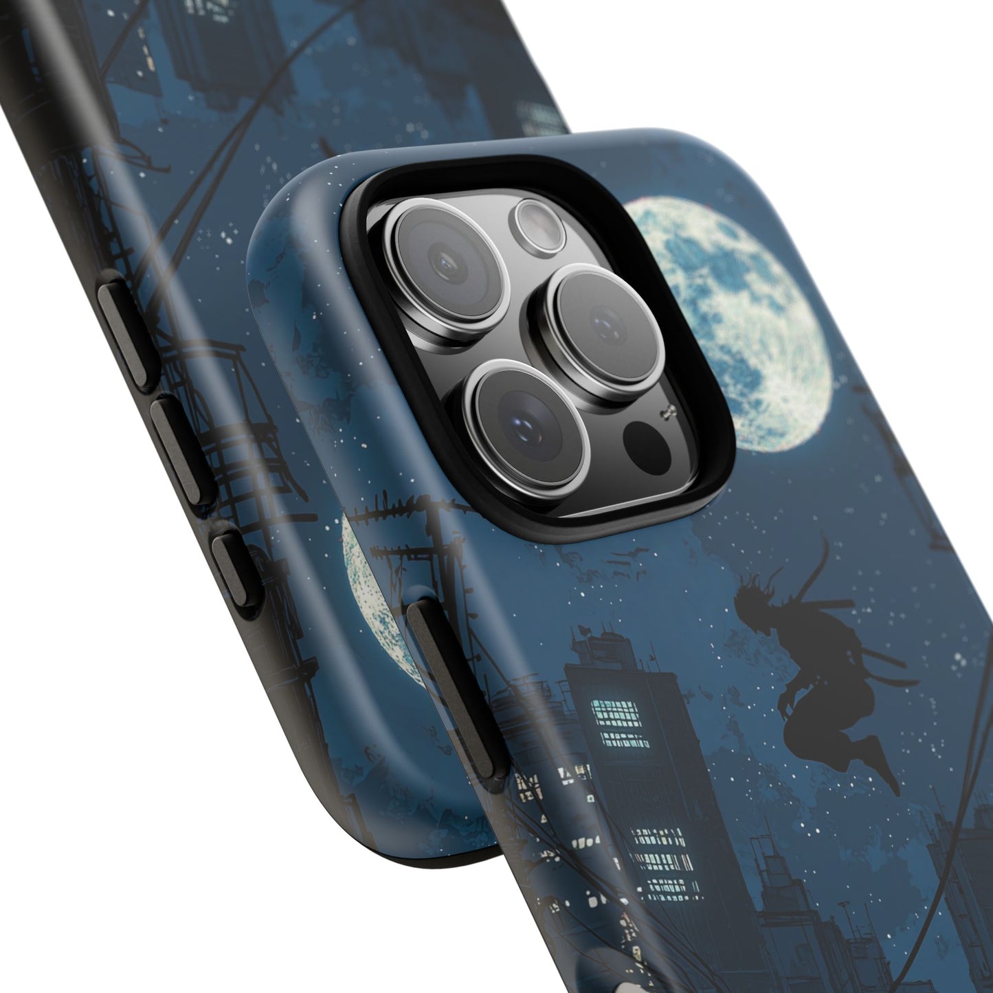 Moonlit Shadows: The Silent Ninja Phone Case for iPhone, Samsung & Pixel