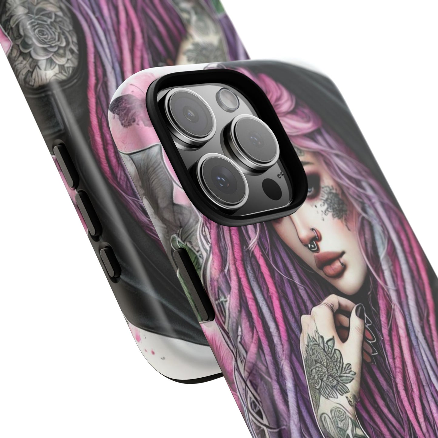 Gothic Rose Tattoo Art Mobile Case