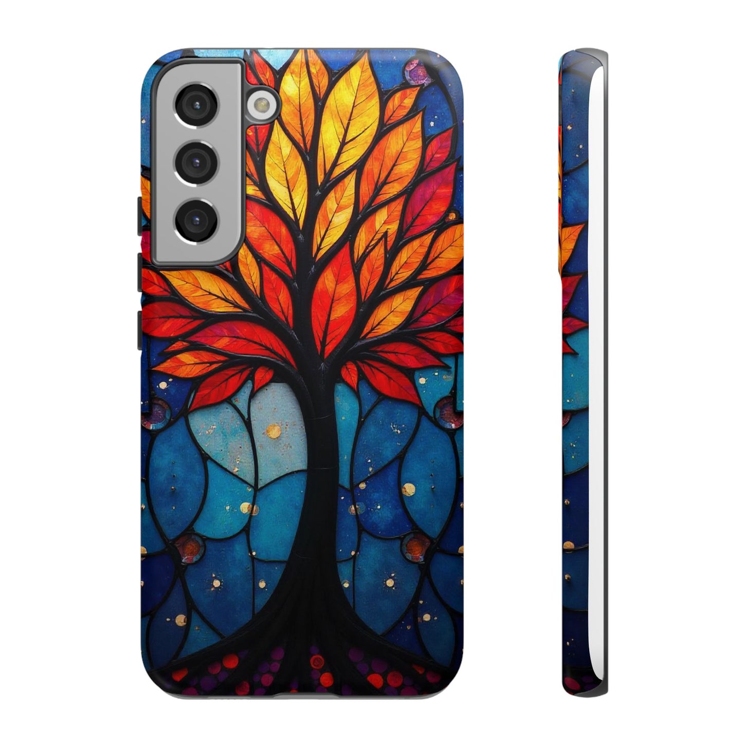 Stained Glass Tree: A Burst of Vibrant Elegance