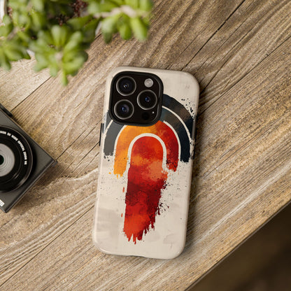 Boho Retro Splash Rainbow Phone Case for iPhone, Pixel & Samsung