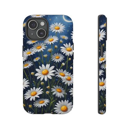 Witchy Daisy Flowers Phone Case Vintage Botanical Cover