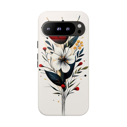 Wild Bloom – Minimal Floral Phone Case for iPhone, Pixel & Samsu