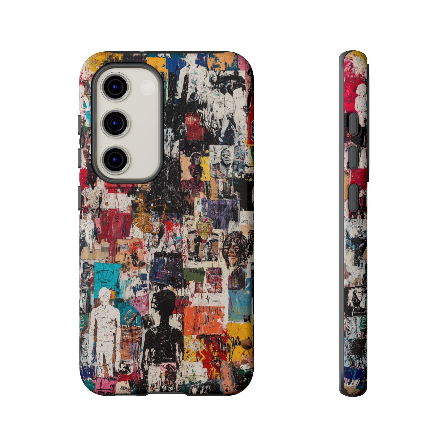 Graffiti Phone Case – Basquiat Street Art Design - iPhone, Samsung & Google Pixel Cover - Artistic Painting Case,  Art Lover Gift