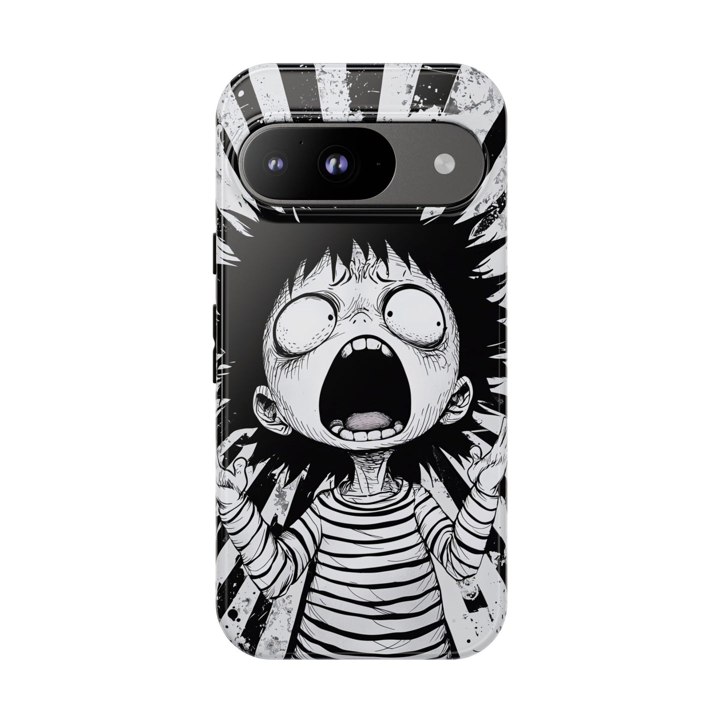 Maximum Panic Mode | Scream Kid Art  Phone Case for iPhone, Samsung & Pixel