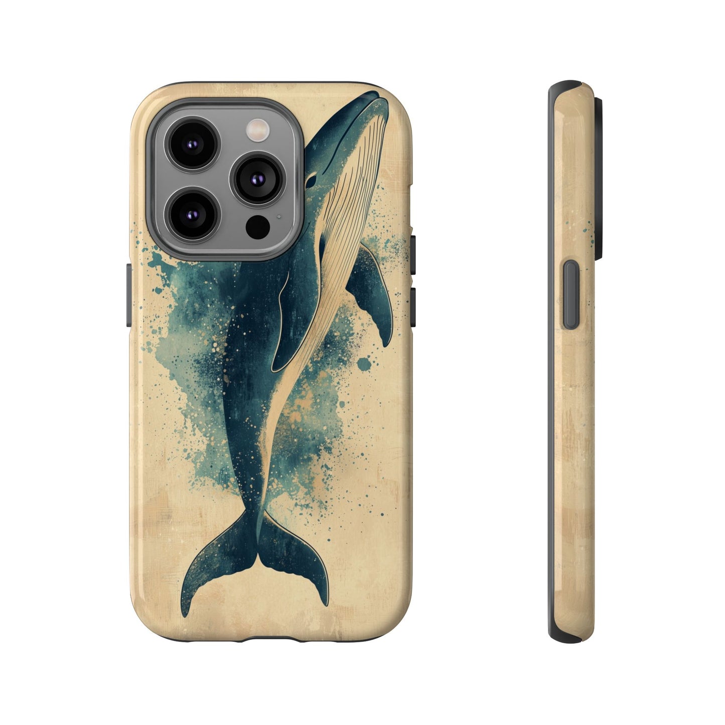 Ocean Majesty: Watercolor Whale Case for iPhone, Samsung & Pixel