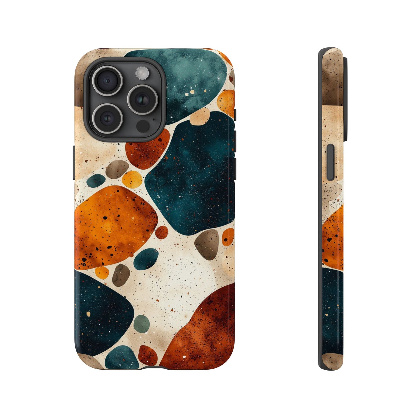 Earthy Terrazzo Stone Phone Case for iPhone, google Pixel & Samsung