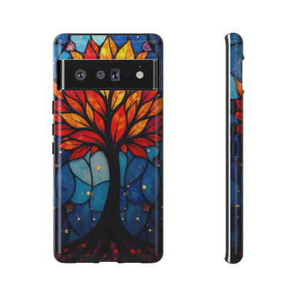 Stained Glass Tree: A Burst of Vibrant Elegance