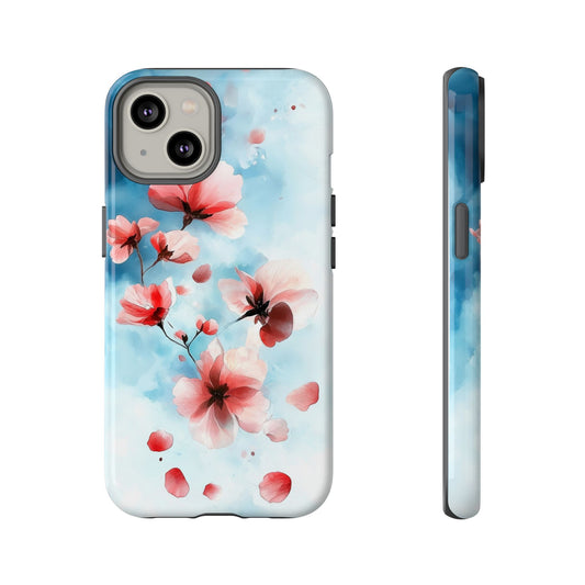 Petal Whispers Watercolor Phone Case for iPhone, google Pixel & Samsung