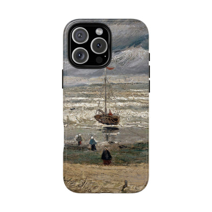 Vincent Van Gogh Phone Case - iPhone, Samsung, Google Pixel Cover - Ocean & Boat Painting Phone Case - Van Gogh Art Gift - Nautical Phone Case, Coastal Life Lover Gift