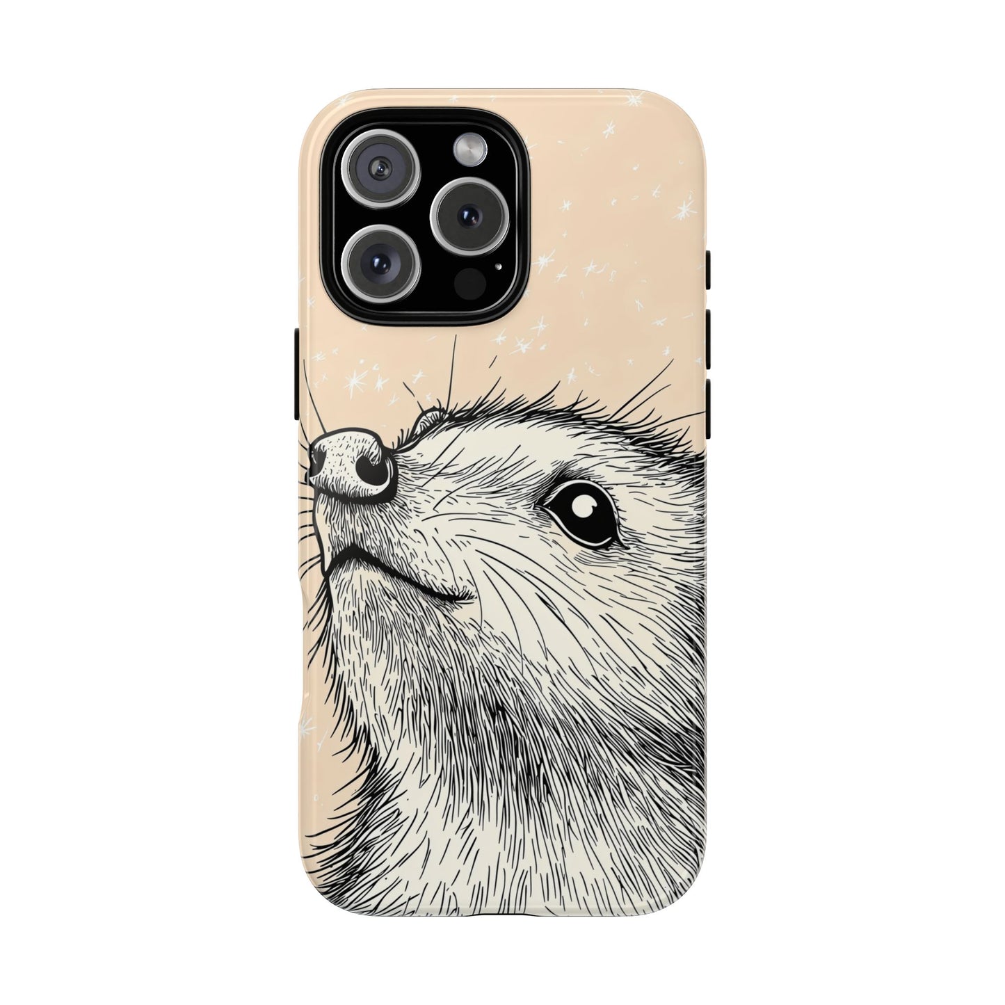 Starlit Wonder: Curious Critter in the Cosmos Phone Case for iPhone, Samsung & Pixel