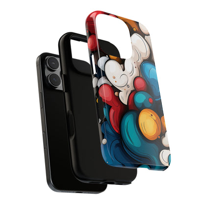 Color Burst – Bold Abstract Bubble Phone Case for iPhone, Samsung & Pixel