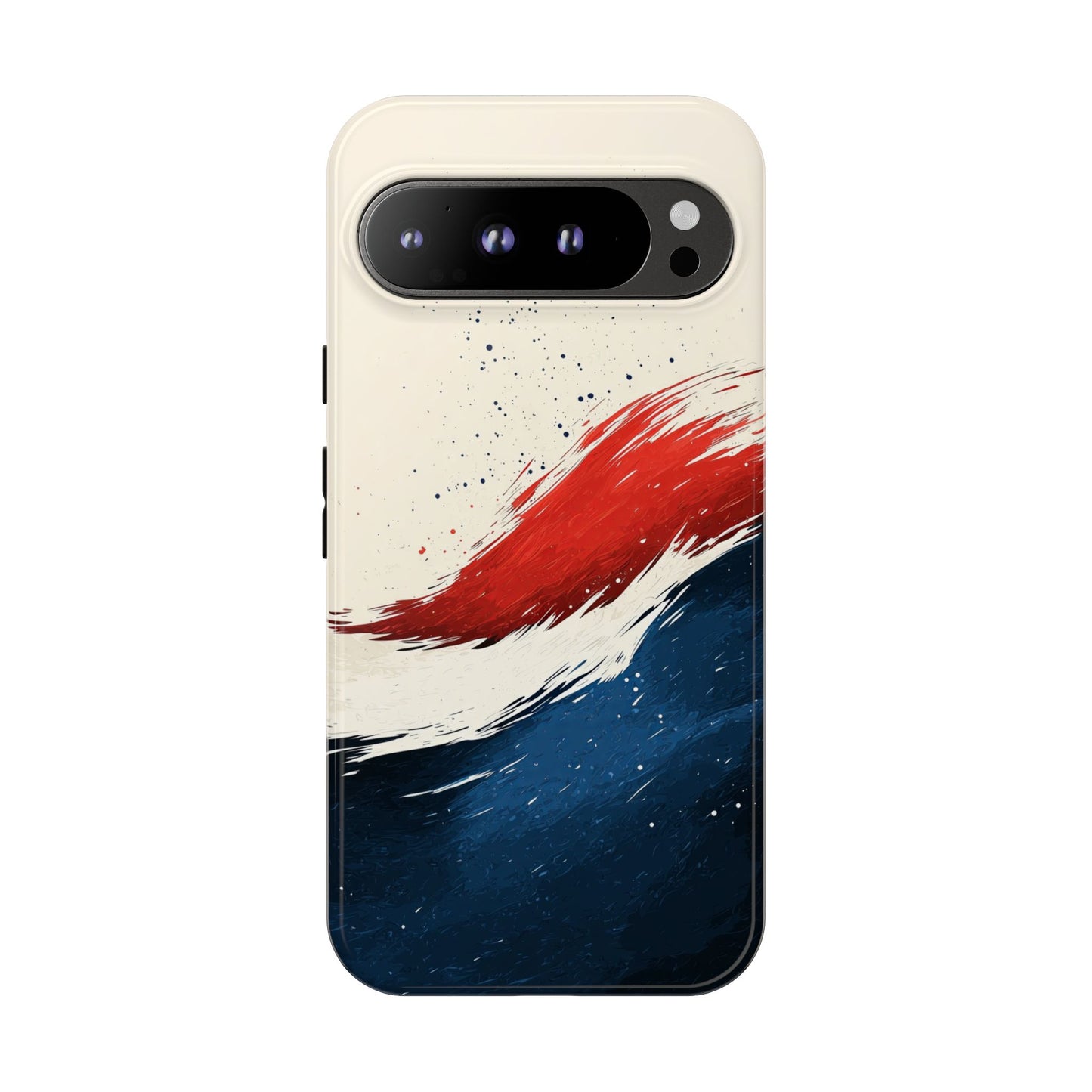Crimson Tide – Artistic Brushstroke Abstract Case for iPhone, Google Pixel, Samsung
