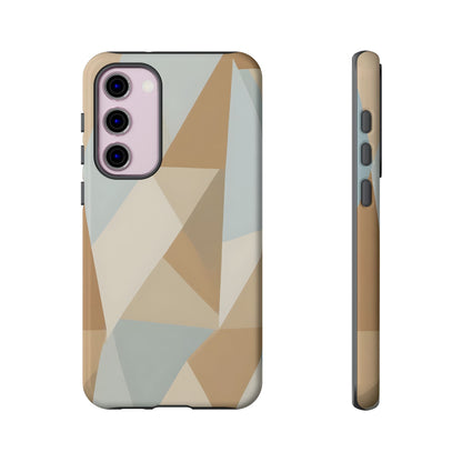 Neutral Geometrical Triangular Abstract Pattern