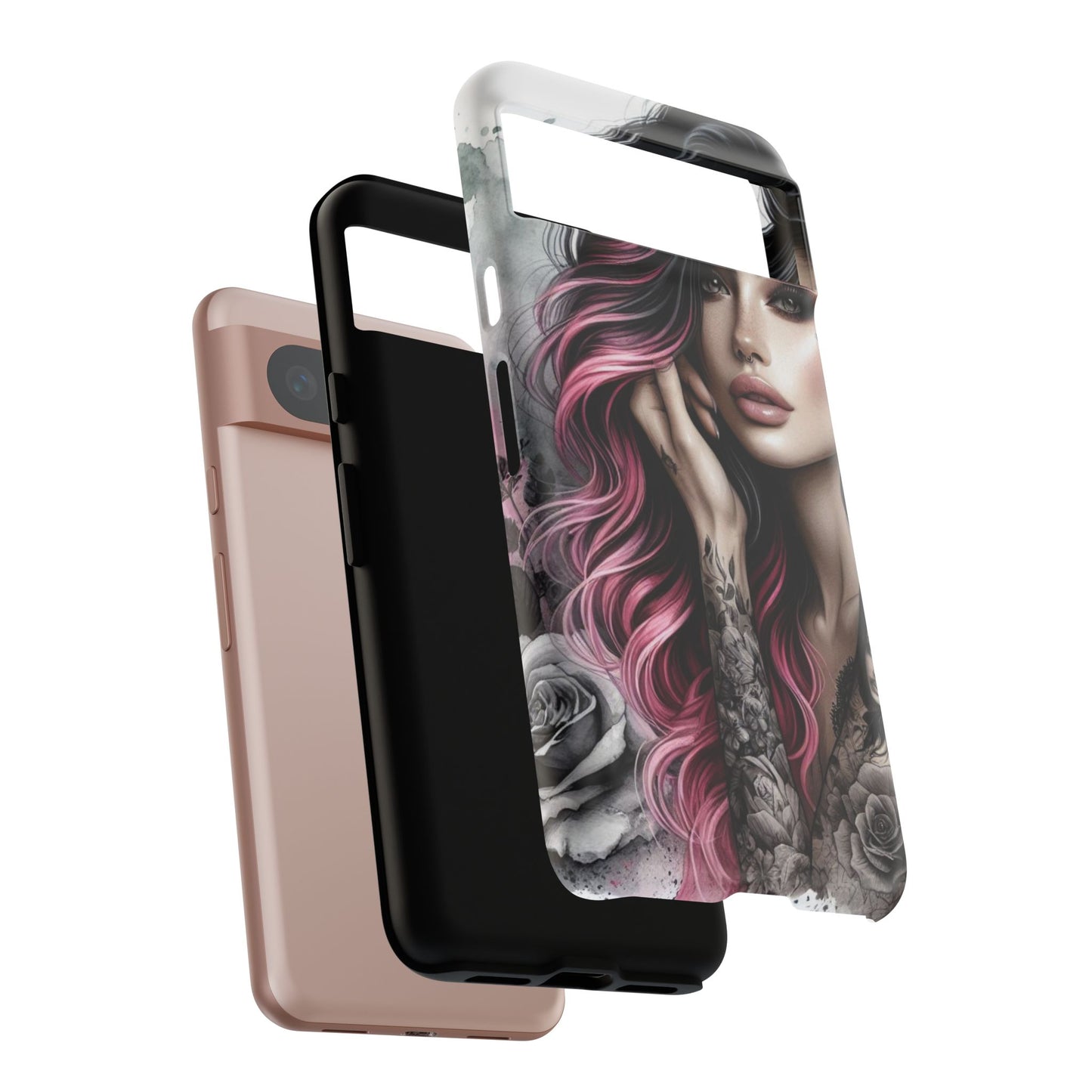 Tattooed Elegance – Gothic Art Mobile Cover