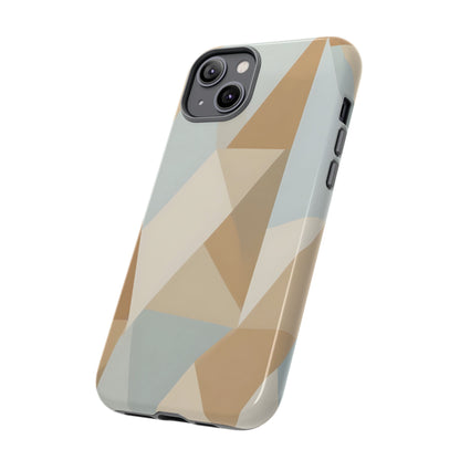 Neutral Geometrical Triangular Abstract Pattern