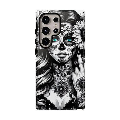 La Rebel – Day of the Dead Gothic Attitude Mobile Cover