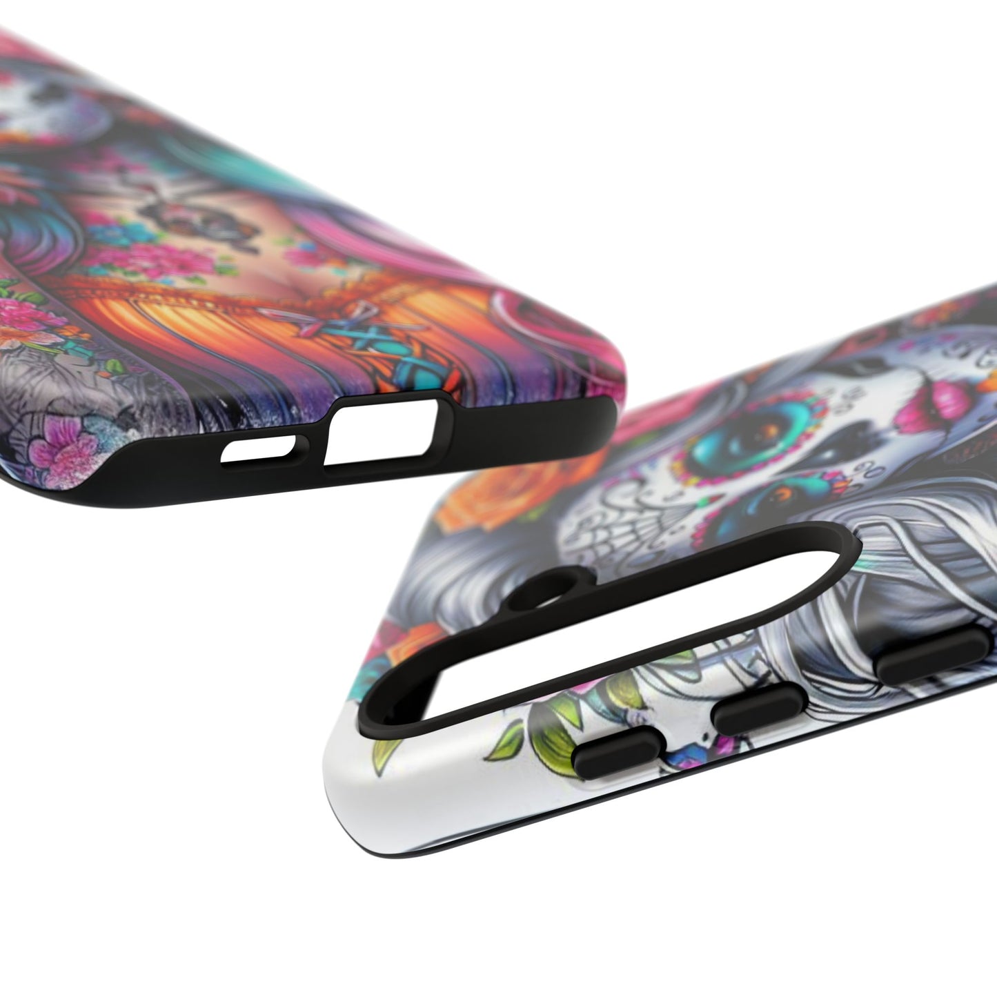 Sugar Skull Goddess – Día de los Muertos Floral Queen Mobile Cover