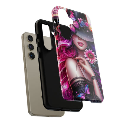 Celestial Charm – Cosmic Cowgirl & Butterfly Magic Mobile Cover