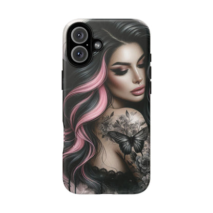 Butterfly Noir – Gothic Beauty & Inked Elegance Mobile Cover