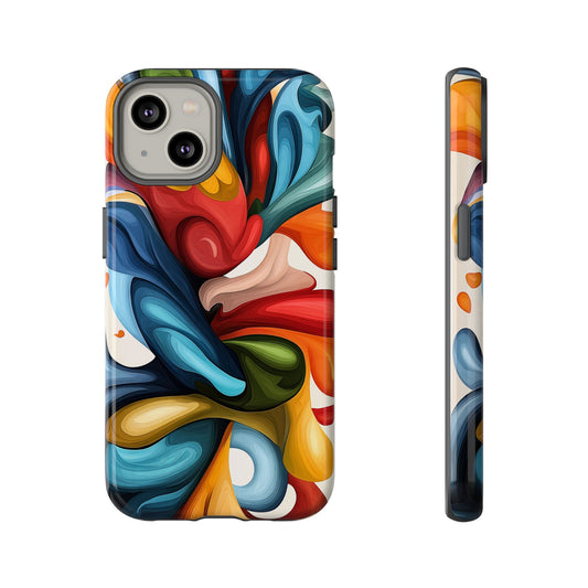 Chromatic Swirl – Abstract Expression Phone Case for iPhone, Samsung & Pixel