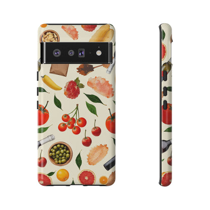 Fresh Fruits & Veggies Pattern Phone Case
