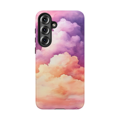Cotton Candy Skies Watercolor Phone Case for iPhone, google Pixel & Samsung