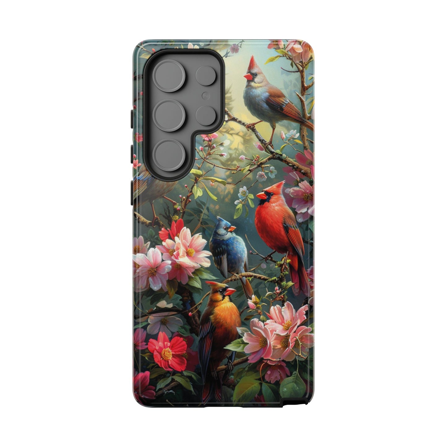 Floral Birds Phone Case – Cute & Protective Cover for iPhone, Samsung & Google Pixel