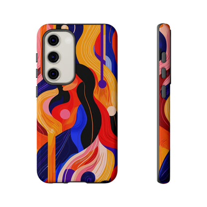 Muse in Motion – Abstract Goddess Phone Case for iPhone, Samsung & Pixel