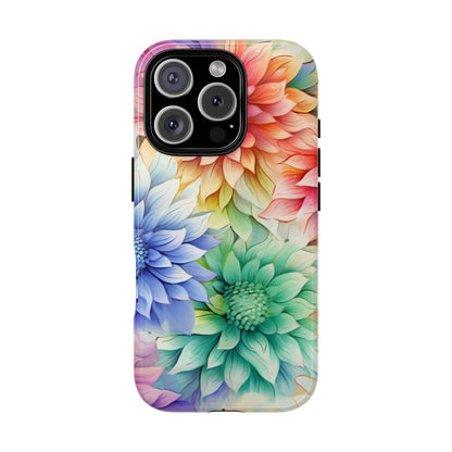 Rainbow Bloom Mandala Floral Mobile Case