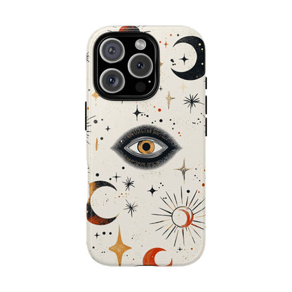 Mystic Moon & Stars Boho Phone Case for iPhone, Pixel & Samsung