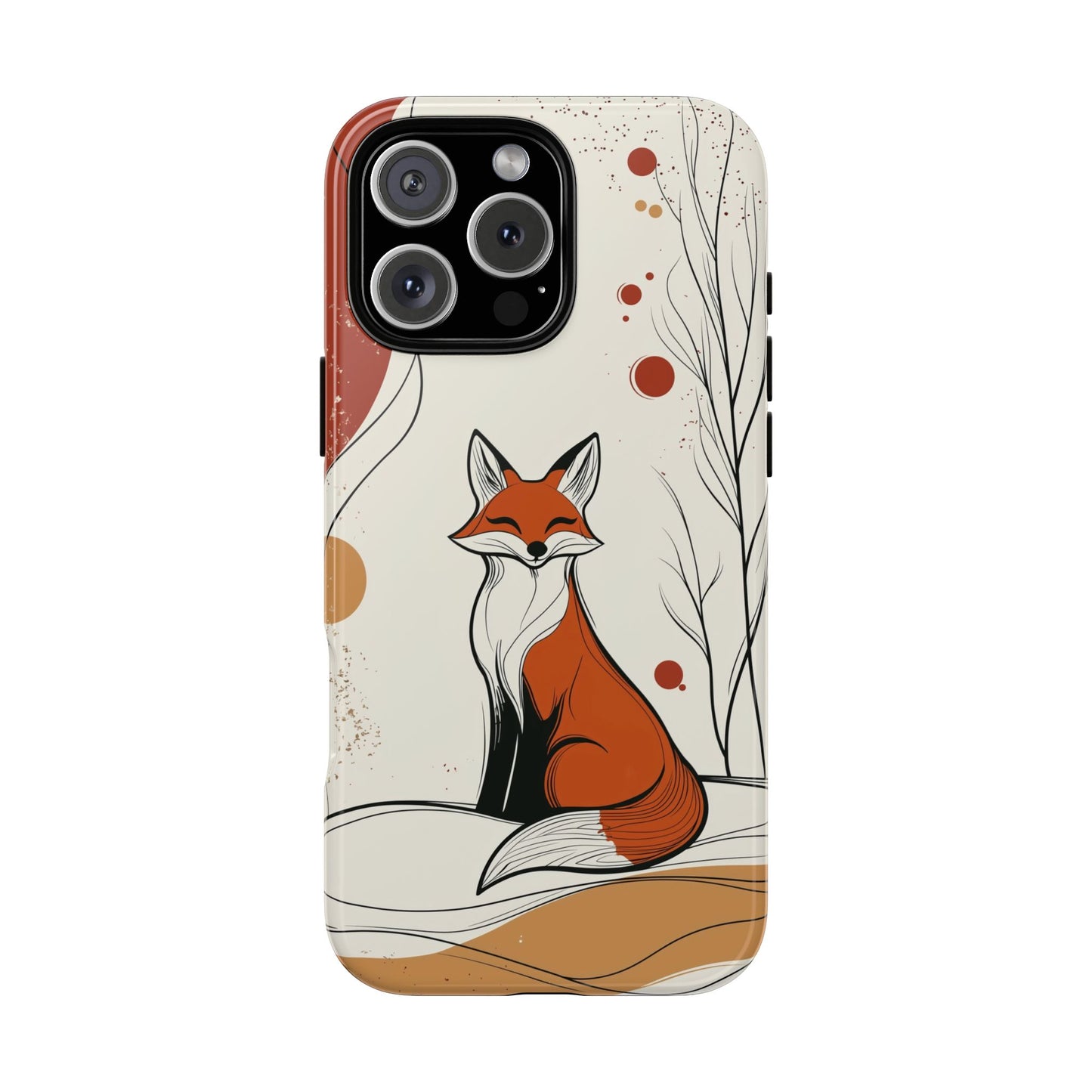 Smiling Fox: Playful Forest Charm Phone Case for iPhone, Samsung & Pixel