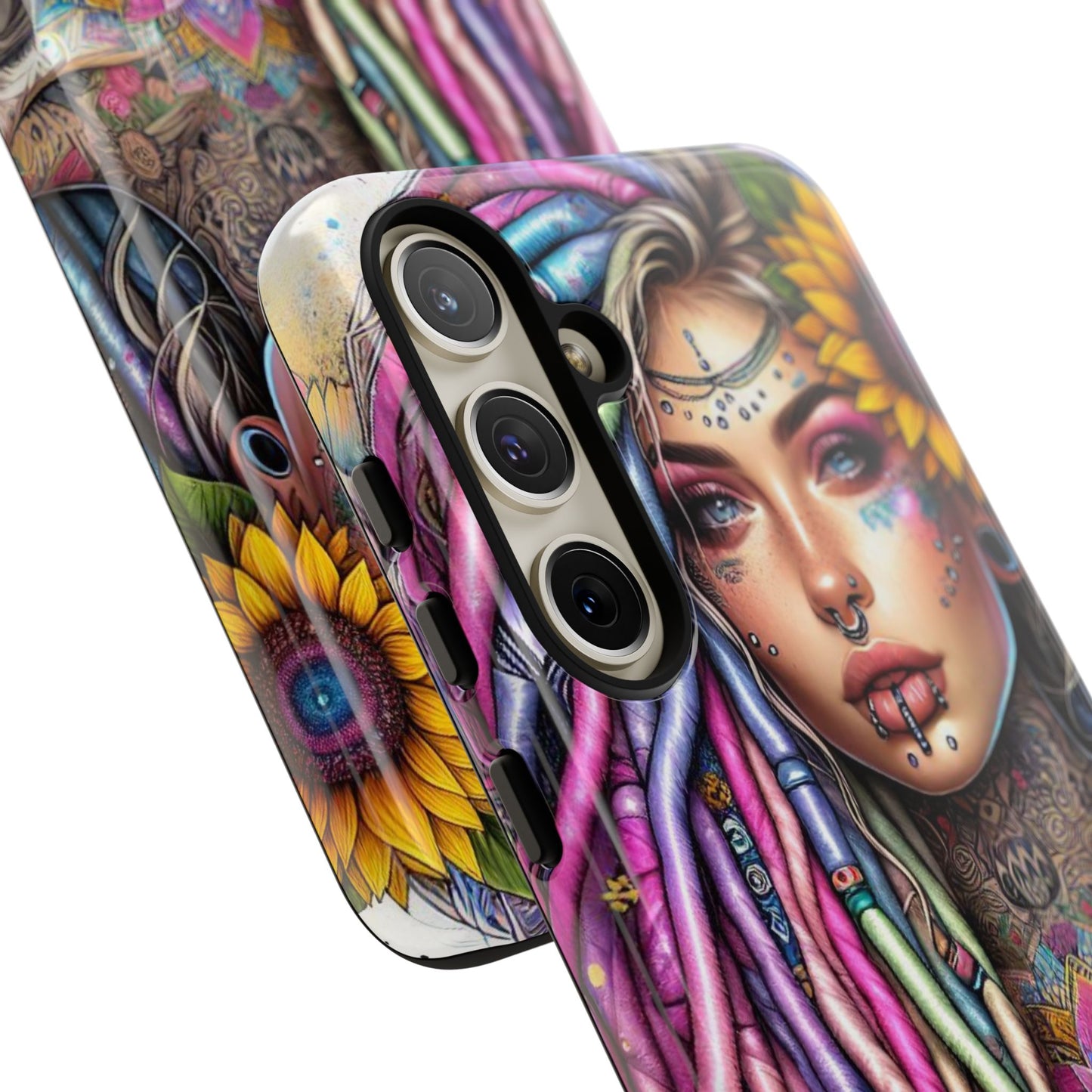 Boho Mandala Goddess – Ethereal Tattoo Art Mobile Cover