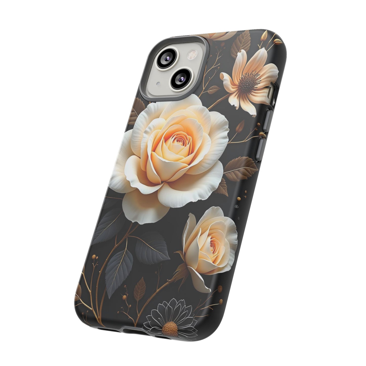 Elegant 3D Floral Design, Botanical Phone Case design for Iphone.