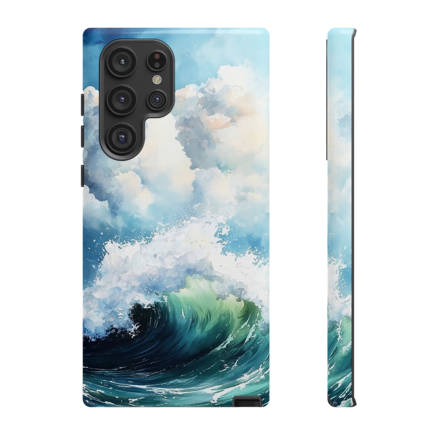 Pastel Wave Dream Watercolor Phone Case for iPhone, google Pixel & Samsung