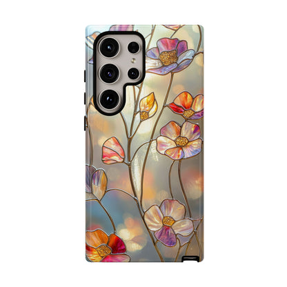 Petal Prism – Colorful Flower Stained Glass Phone Case for iPhone, Samsung & Pixel