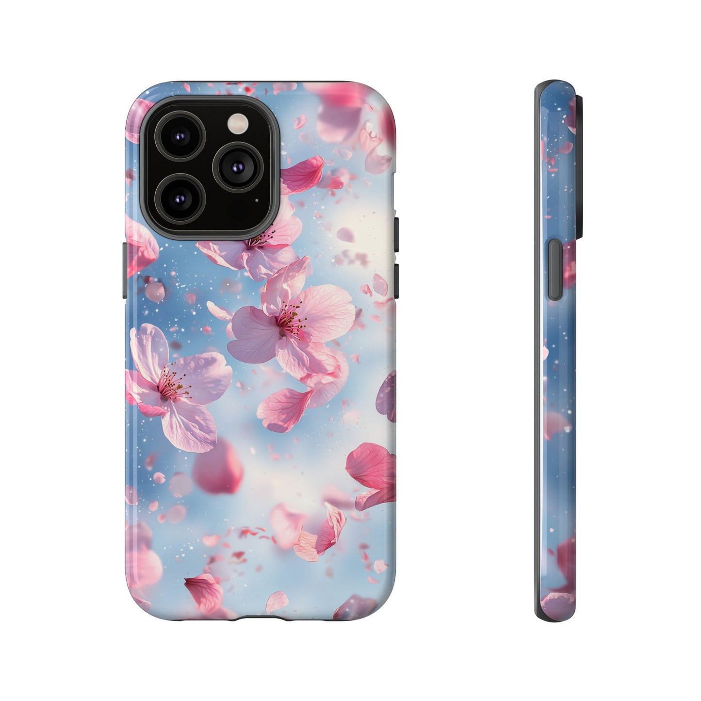 Cherry Blossom Drift Watercolor Phone Case for iPhone, google Pixel & Samsung