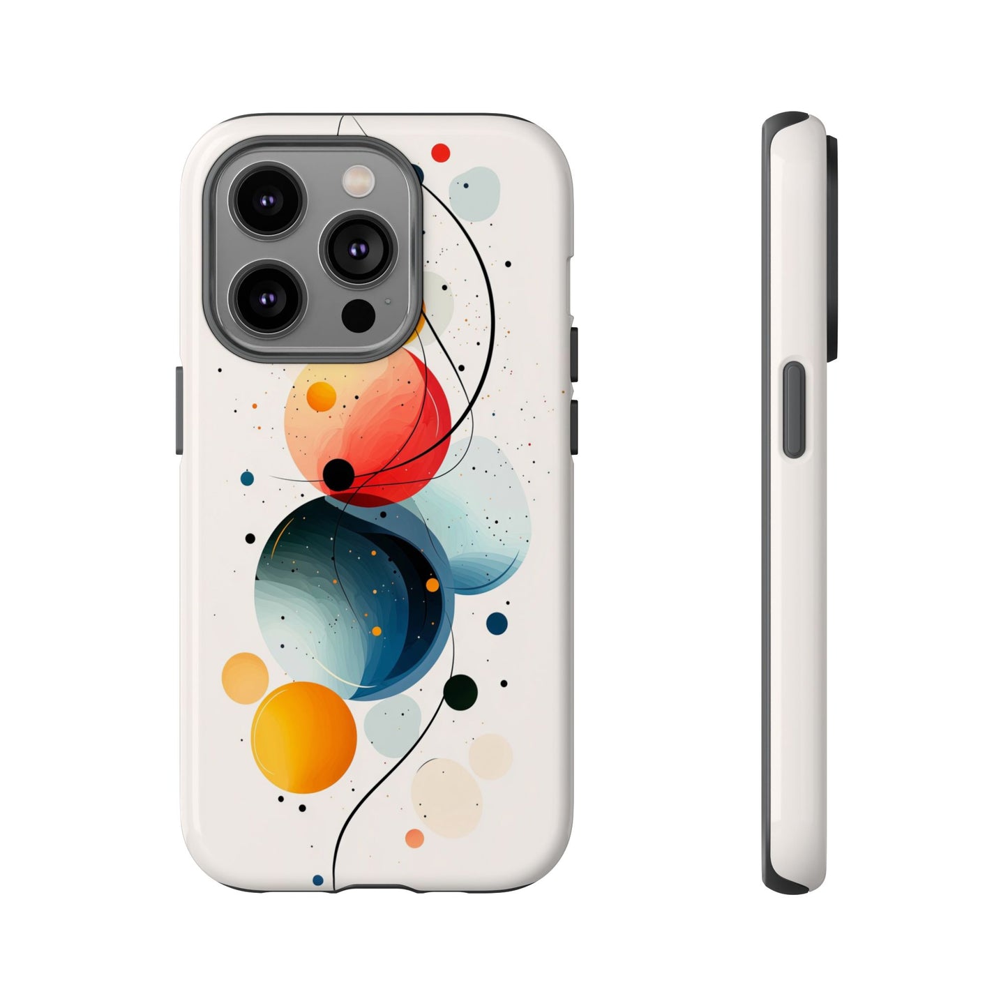 Orbital Drift – Cosmic Flow Abstract Phone Case for iPhone, Samsung & Pixel