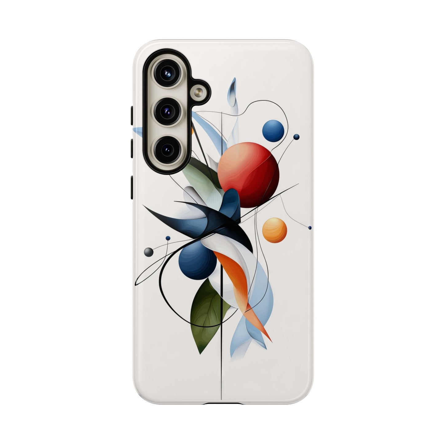 Orbit Bloom – Minimal Abstract Art Phone Case for iPhone, Samsung & Pixel