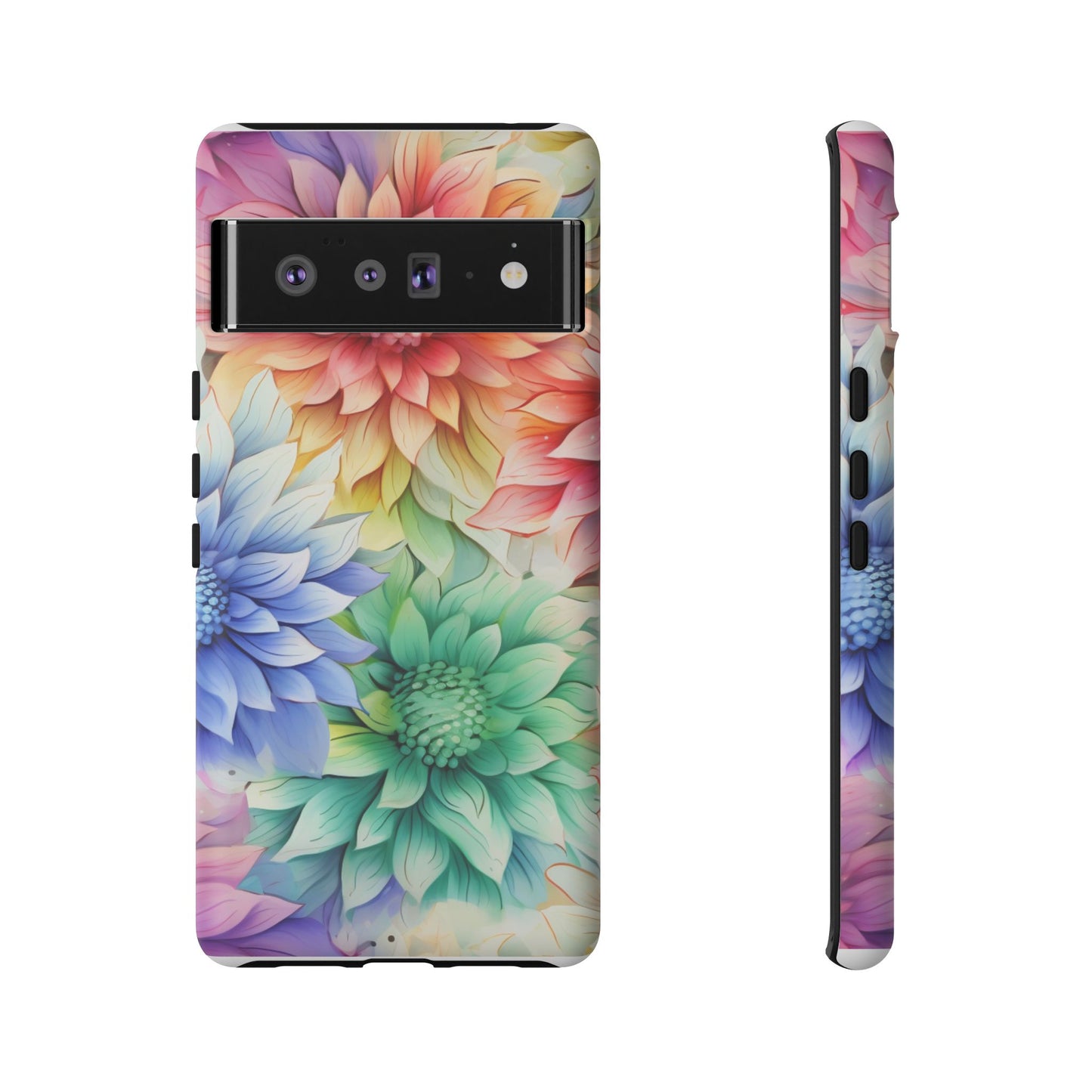 Rainbow Bloom Mandala Floral Mobile Case