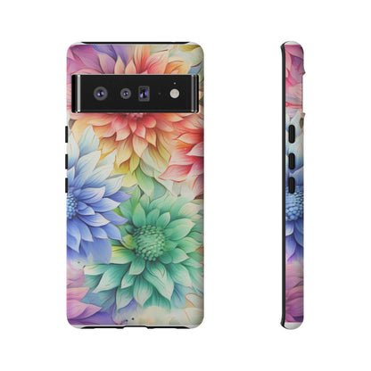 Rainbow Bloom Mandala Floral Mobile Case