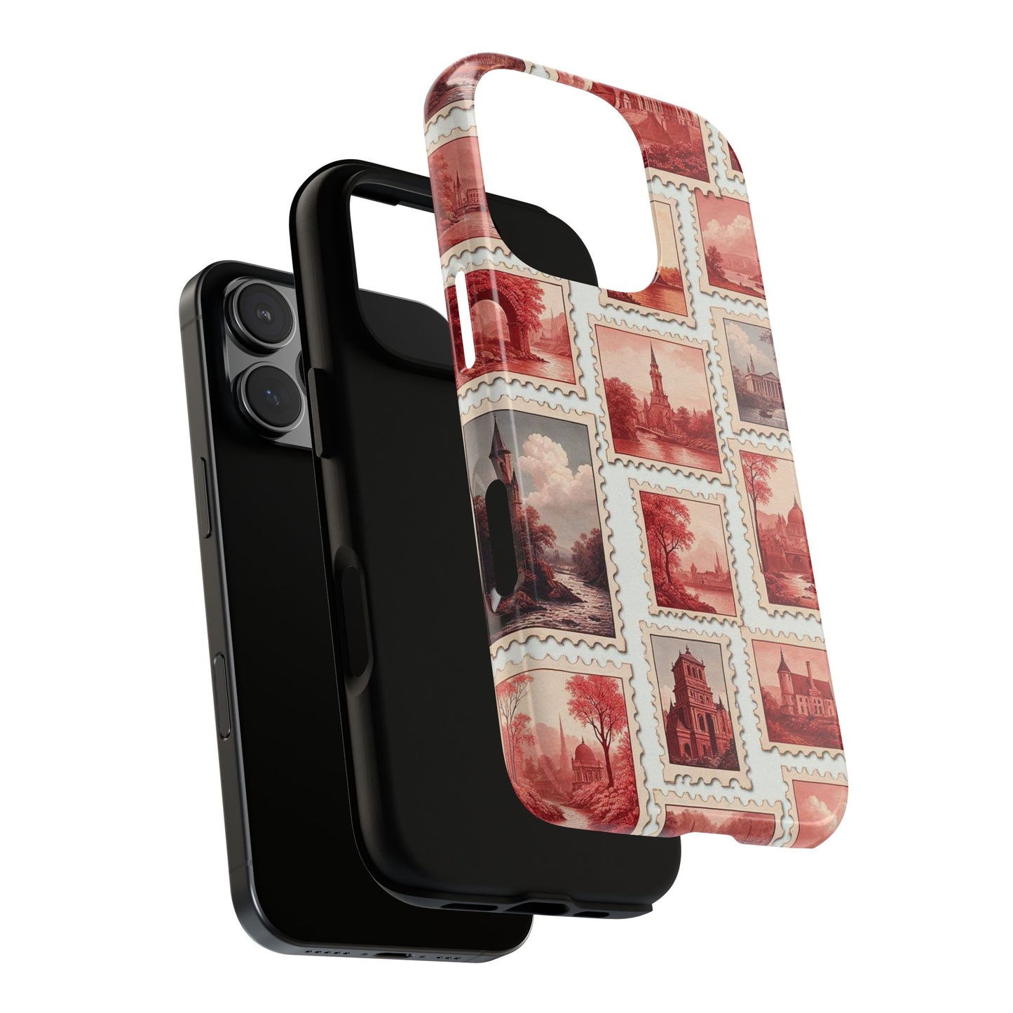 Vintage Postcard Stamps Phone Case