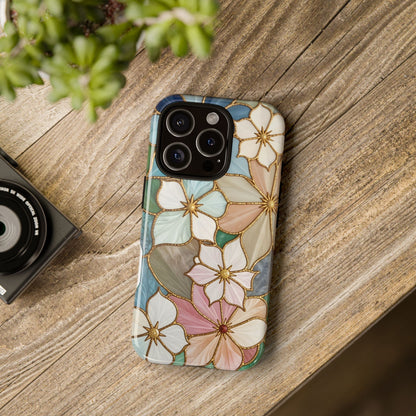 Floral Symphony: Stained Glass Elegance