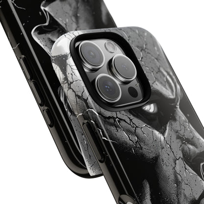 Shattered Reflections of a Symbiotic Soul: The Rise of a Dark Anti-Hero Phone Case for iPhone, Samsung & Pixel