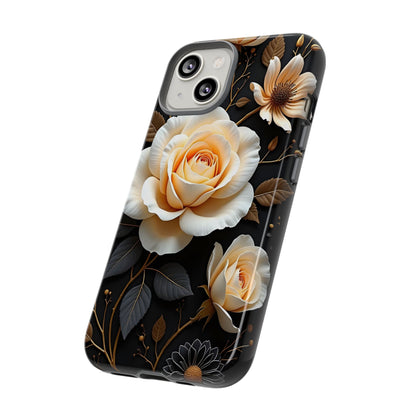 Elegant 3D Floral Design, Botanical Phone Case design for Iphone.
