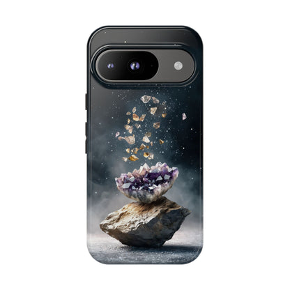 Mystic Amethyst Stones Phone Case for iPhone, Samsung & Google Pixel