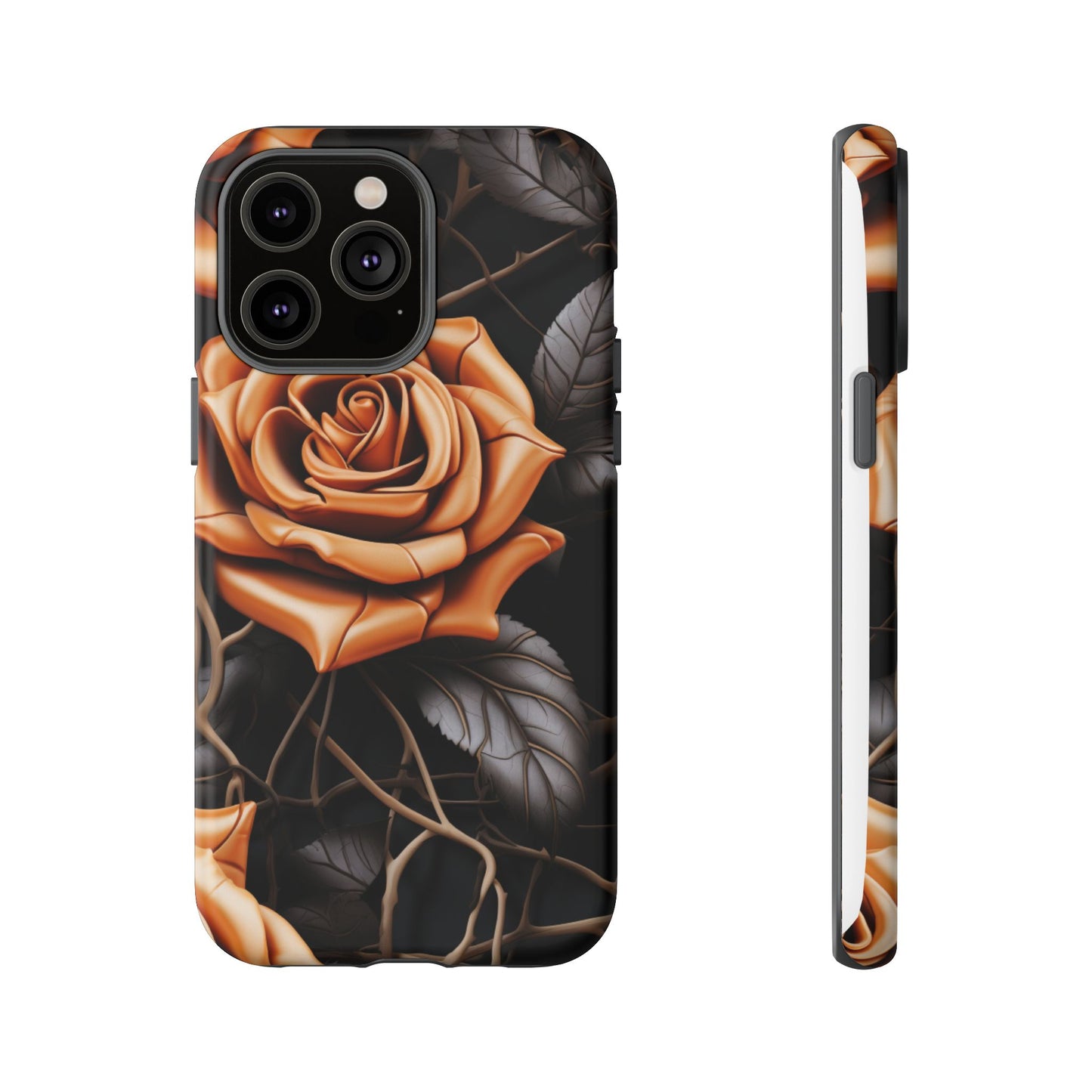 Midnight Gold Rose Mobile Case