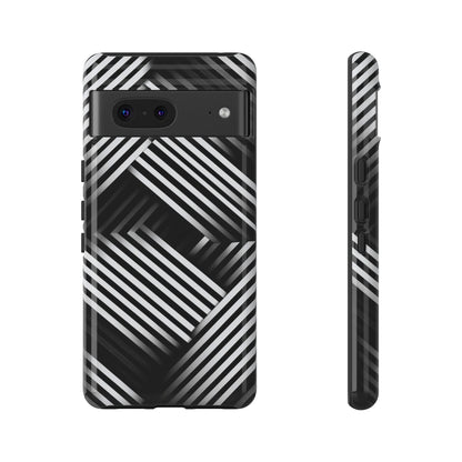 Monochrome Matrix Phone Case for iPhone, Pixel & Samsung